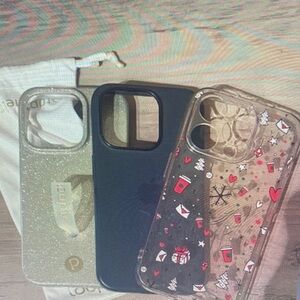 Loopy Case Black and Clear Phone Case Set